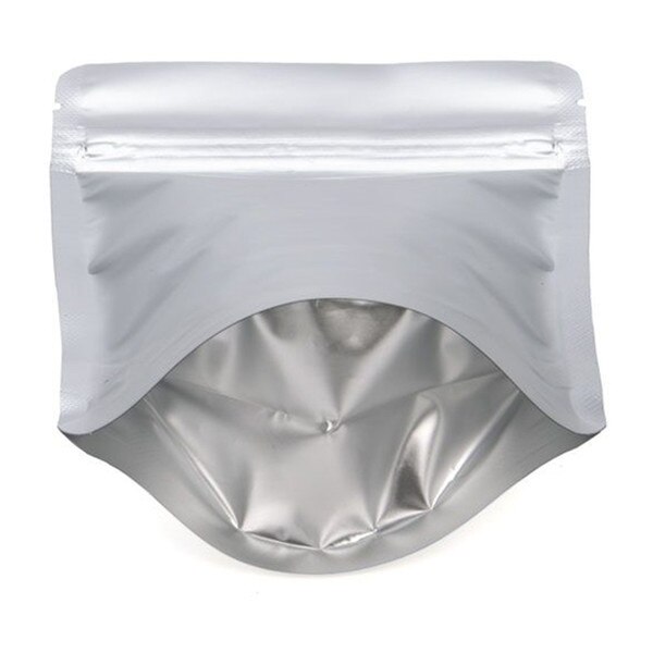 4 x 6 Stand Up Pouch - Metallic Sil